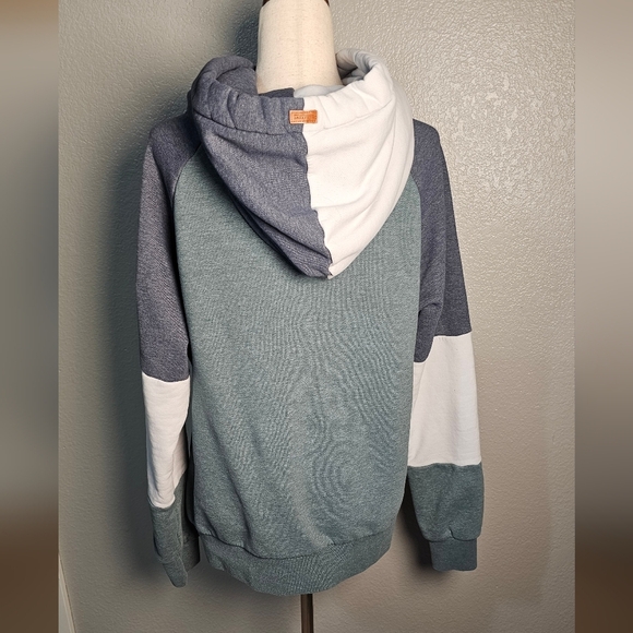 Wanakome Colorblock Hoodie Sweater Sweatshirt XL - Picture 8 of 10